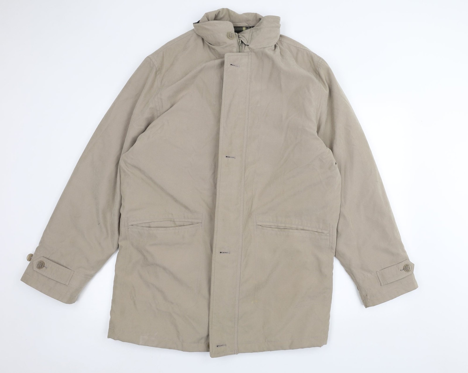 Mens UK Size M West rock Brown Pea Coat