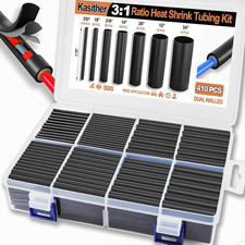 410 Pcs Heat Shrink Tubing Kit for Wires - 3:1 Marine Grade Heat Shrink Wire Con