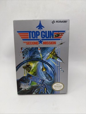 Top Gun: The Second Mission (Nintendo NES, 1989) Game Konami Complete CIB