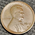 1913-S Lincoln Wheat Cent Early San Francisco Better Date Penny Lot0704
