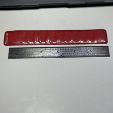 Starrett 607 Spring Tempered Steel Rule No. 7 Gradations 6"