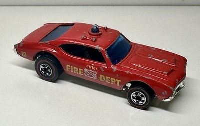Hot Wheels 1969 Chiefs Special Redline Vintage Hong Kong Red *1975 Early release