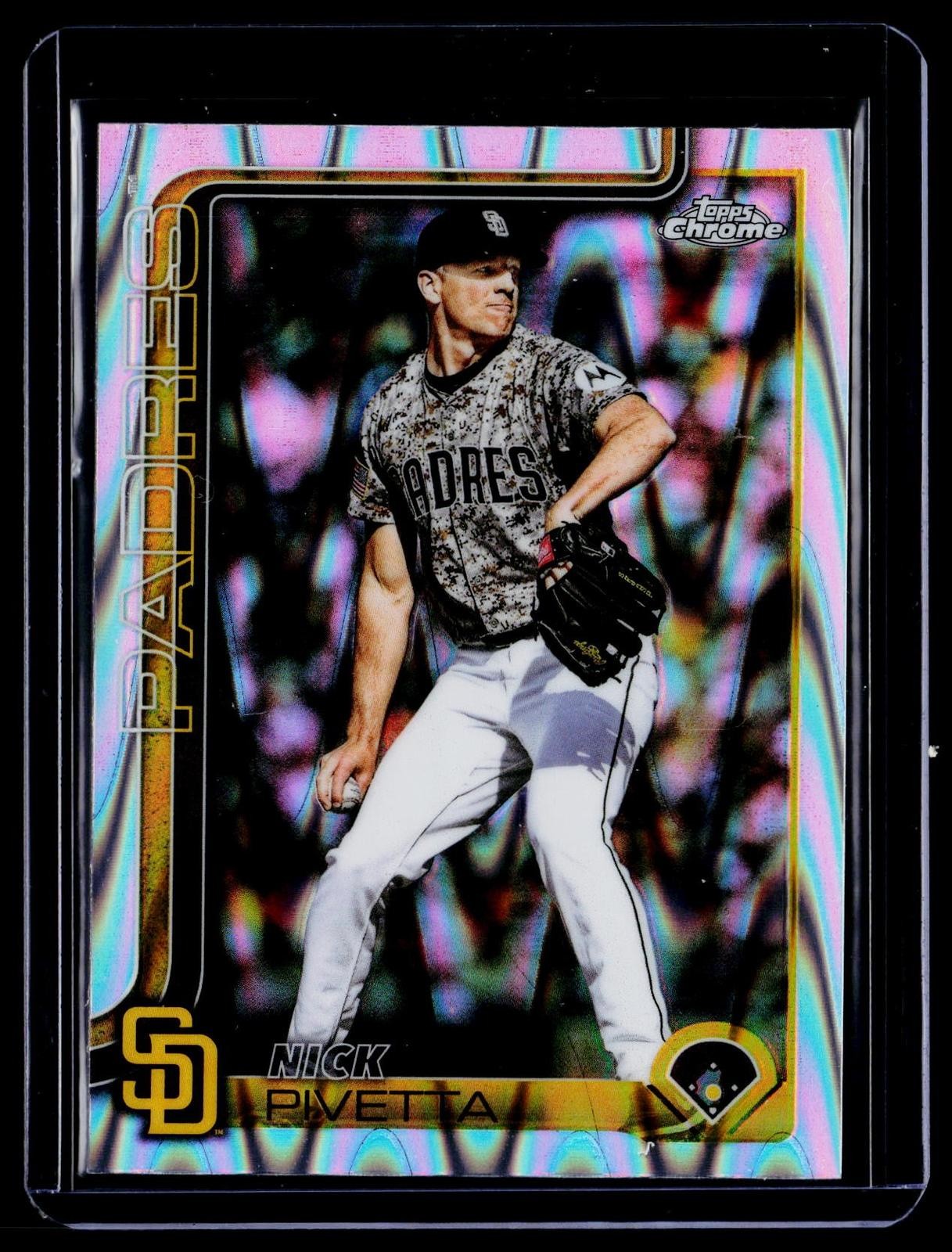 2025 Topps Chrome Update #USC114 Nick Pivetta Aqua RayWave Refractor #/199