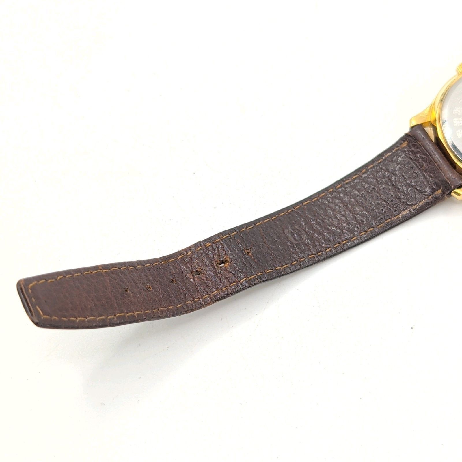 OMEGA Seamaster Watch Quartz Ladies Square Gold Combi Y2K 00S Vintage Working image 6