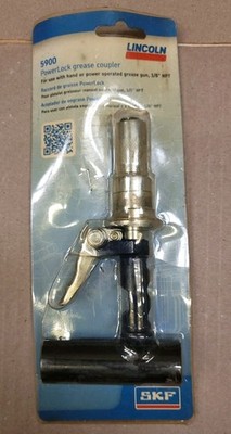 Lincoln 5900 PowerLock Grease Coupler New Damaged Package New Old Stock