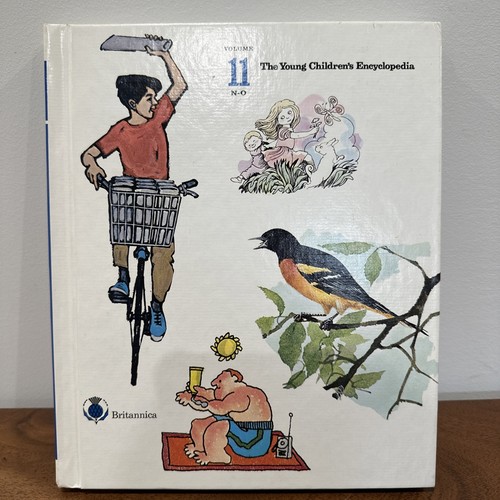 Vintage 1988 The Young Children's Encyclopedia Britannica 16 Volume Set - Picture 16 of 24