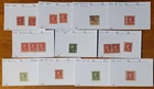 US Stamps Collection Early 1900s With Schermack Perfs - Mint & Used Lot In Cards