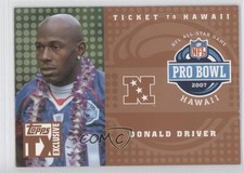 2007 Topps TX Exclusive Ticket to Hawaii Bronze 82/99 Donald Driver #HA-DD 1u9