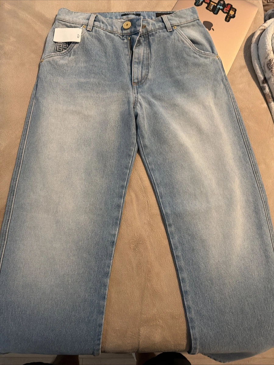 Denim Regular Size 38 Size Balmain Jeans for Men for sale | eBay