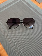 Quay High Key Aviator Sunglasses - Large Non-Polarized 