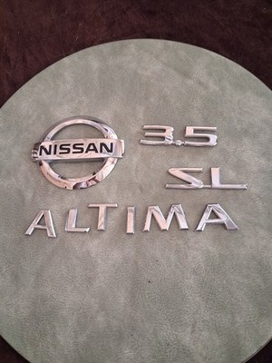 Original O.E.M Genuine Nissan Altima Chrome Badge Emblems 3.5 SL