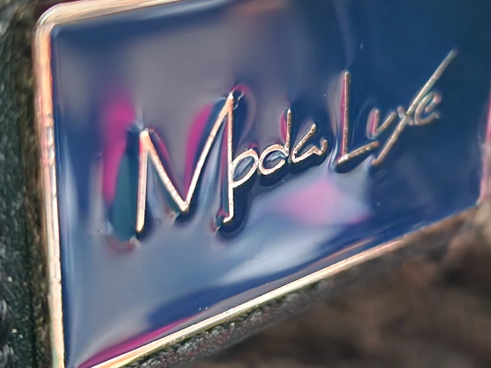 Bolso Bandolera Moda Luxe Cuero con Bolsillos Frontales con Cremallera Multipe Negro Foto 3 de 4