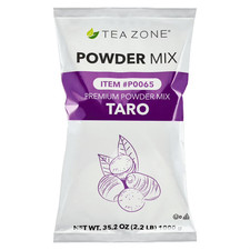 TEA ZONE Powder Mix Premium TARO 2.2 LB- 1 PACK, Best by Date: 06/03/2027