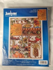 Janlynn Counted Cross Stitch Kit 017-0103 Autumn Montage 11" X 14" 14 CT