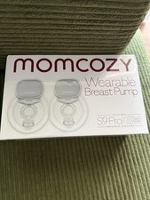 Momcozy S9 Pro Double Wearable Breast Pump 9-Levels White and Gray Sealed