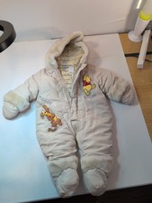 Vintage Baby Disney Winnie the Pooh 0-3 Months Embordered Snowsuit
