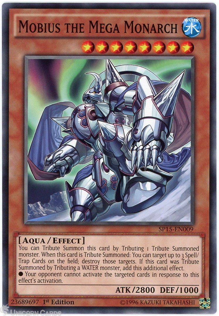 SP15-EN009 Mobius the Mega Monarch 1st edition Mint YuGiOh Card