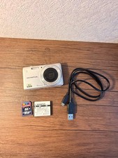 OLYMPUS VG-110 Silver Compact Digital Camera Tested Working Seller Japan