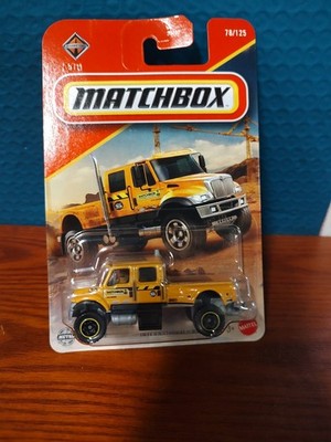 2025 Matchbox International CXT 78/125 Orange Pickup Truck  