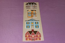 Mrs. Grossman's RARE Long Strip of Vintage Historic American Houses Stickers
