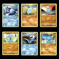6x Quagsire GL Wooper Lot Platinum Rising Rivals Pokemon Cards Collection Set 