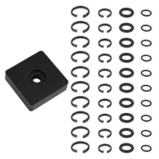 41pcs 3/8 & 1/2 Inch Impact Retaining Ring Clip Friction Rings with O-Ring,... 