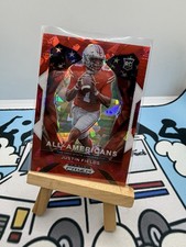 2021 Panini Prizm Draft Picks - All-American Justin Fields #192 Purple Wave (RC)