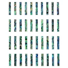 40x Abalone Guitar Purfling Binding Inlay 7/8"x1/8"x1/16" (23x3x1.5mm) Luthier