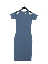 Michael Kors Bodycon Midi Dress XXS in Blue