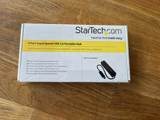 Image of StarTech 4-Port SuperSpeed USB 3.0 Portable Hub Black