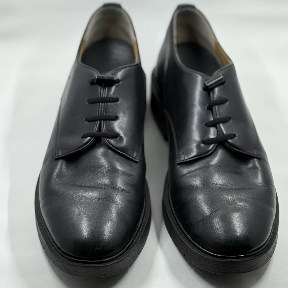 GEOX Ultra Comfort Black Leather Wingtip Brogue Oxfords Women\'s Size 37 US 6.5-7 Geox Black Shoes for Women for sale | eBay main image 4