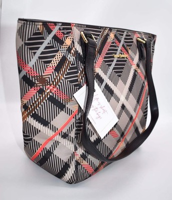 Vera Bradley Small Ella Tote Bag in ''Sofia Plaid'' Pattern