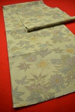 Vintage Japanese Silk Kimono Fabric Textile Remnant Craft Material 63"/CM90/85