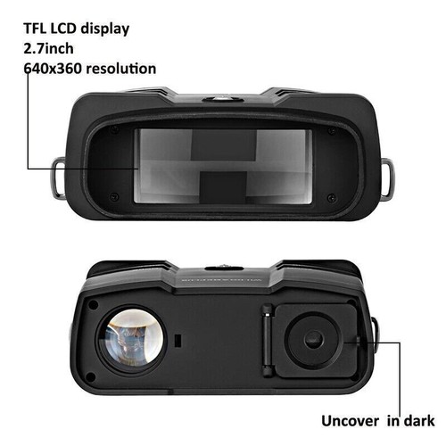 Binoculares infrarrojos de visión nocturna pantalla LCD 700m rango de visión cámara infrarroja de 5W - Imagen 5 de 6