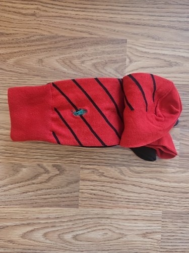 Polo Ralph Lauren Dress Socks 2 Pairs Polo Player/Striped, Black/Red Men's 10-13 - Bild 4 von 5