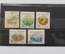 Rumänien Briefmarken 5 gebrauchte bestückte Sportmarken