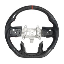 Carbon Fiber Sport Steering Wheel For Dodge Ram 1500 2019-2024 No Heated