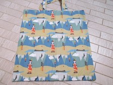 Stofftasche,  bunt mit Indianern