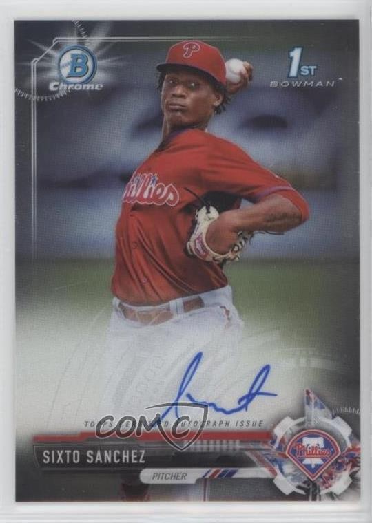 2017 Bowman Chrome Prospect Auto Sixto Sanchez #CPA-SS Auto mi7