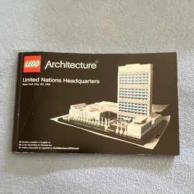 LEGO Architecture United Nations Headquarters 21018 597pcs Box & Booklet