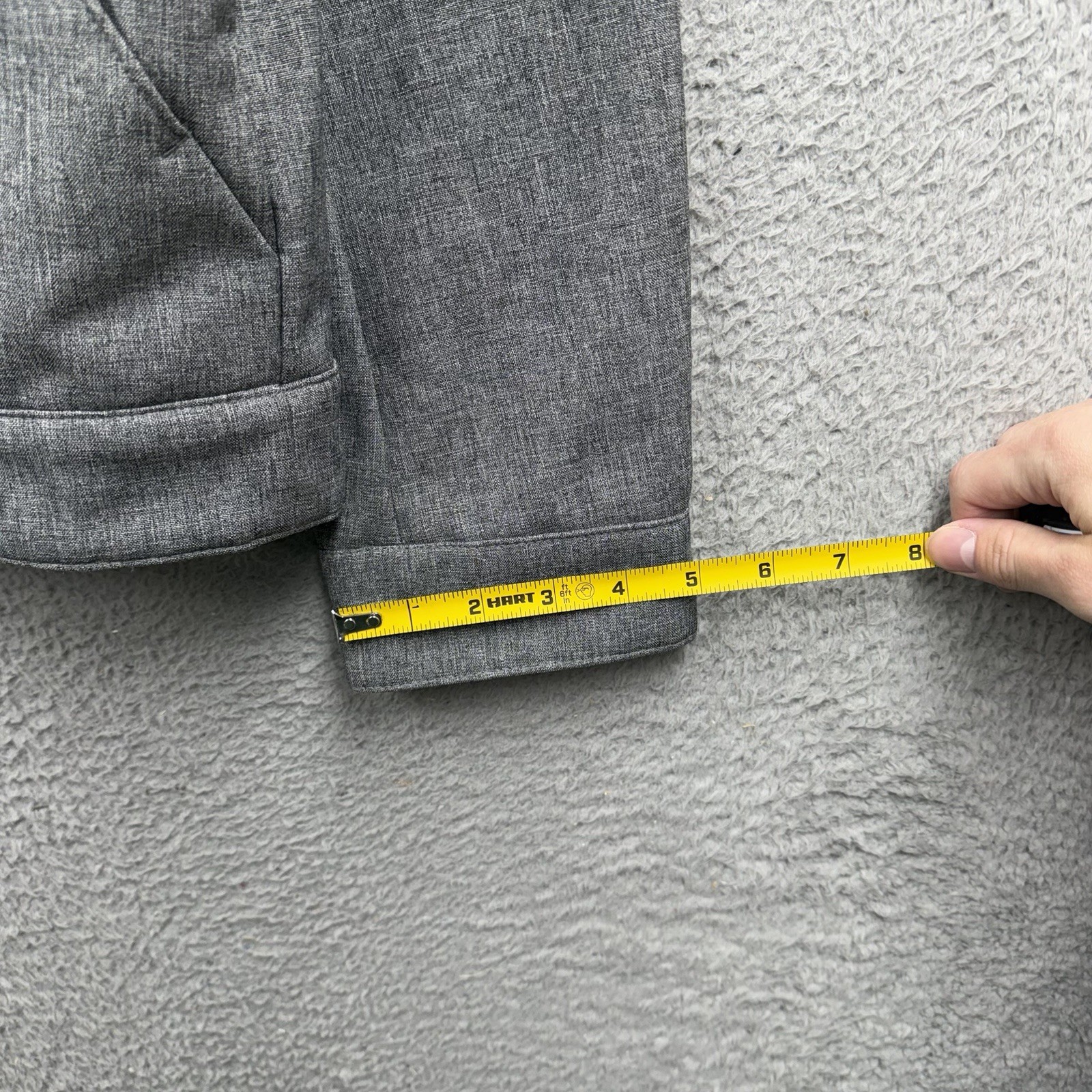 Levi’s Jacket Mens Medium Black Softshell Fleece … - image 4