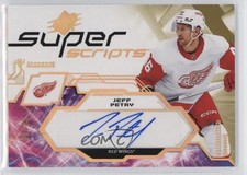 2023-24 SPx Superscripts Gold 3/25 Jeff Petry #SS-PE Auto 0c3