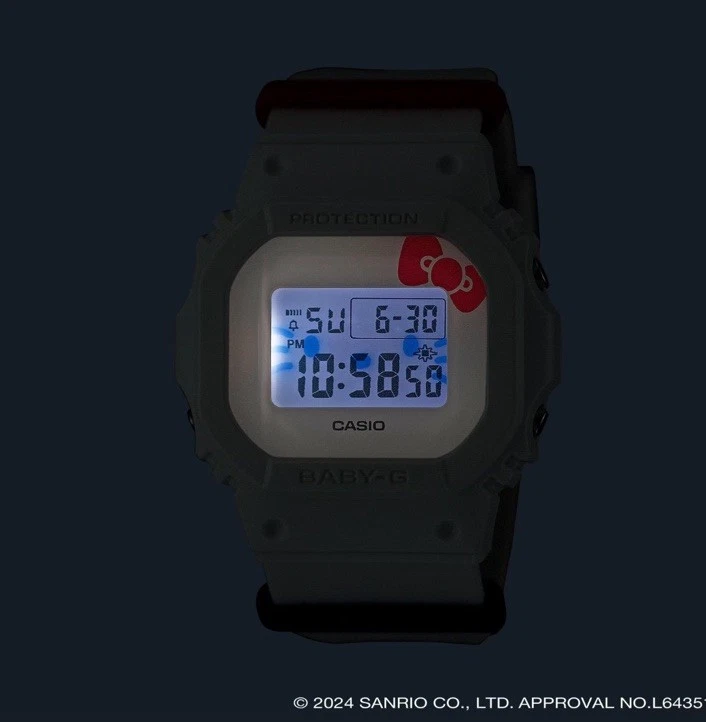 Hello Kitty Casio BABY-G Shock Watch 50th Anniversary BNWT - Image 4 of 4