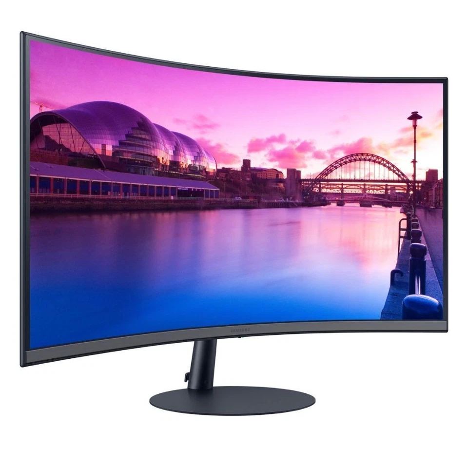 Samsung 27-Inch S39C FHD 75Hz 1000R Curved Monitor (Black Dark Blue Gray) - Image 2 of 4