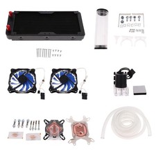 1 Piece PC Liquid Cooling Radiator Kits Pump Reservoir CPU GPU Blocks HeatSink