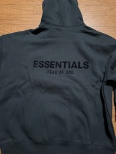 Fear Of God Essentials Black Hoodie Size L Authentic
