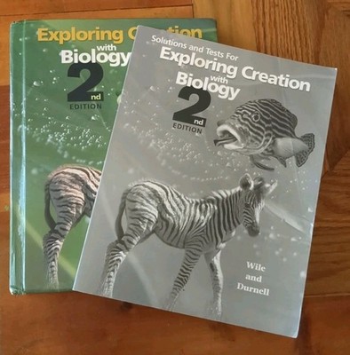Apologia Exploring Creation Biology 2nd Ed Text Tests and Solutions Homeschool 