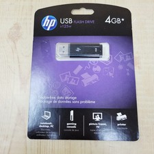 HP v125w 4GB USB 2.0 Flash Drive Black Thumb Drive P-FD4GBHP125-EF New
