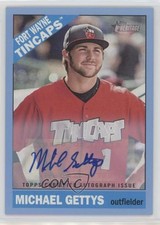 2015 Heritage Minor League Edition Blue Border 39/50 Michael Gettys Auto 0c6