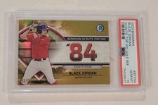 BLAZE JORDAN 2021 2023 TOP 100 Bowman GOLD /50 Non Auto 💎PSA 10💎Cardinals RC📈